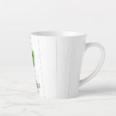 Tasse Latte Noël rustique Cactus Vacances Succulentes (Droite)