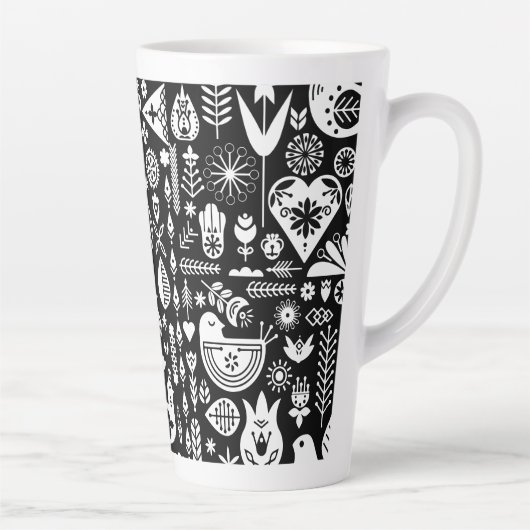 Tasse Latte Noël scandinave (Droite)