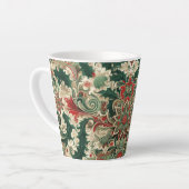 Tasse Latte Noël victorien/classique/Vintage (Angle gauche)