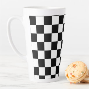 Tasse Latte Noir et blanc