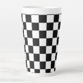 Tasse Latte Noir et blanc (Devant)