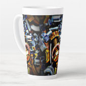 Tasse Latte Noix et boulons Pop Art (Angle gauche)