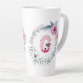 Tasse Latte Nom Alphabet « G »  (Angle droit)