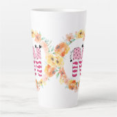 Tasse Latte Nom Alphabet "N" (Devant)