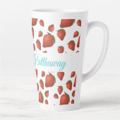 Tasse Latte Nom de fraise (Droite)