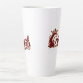 Tasse Latte Nom de luxe Christina Ruby Crystal (Devant)