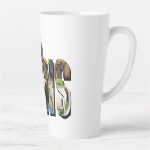 Tasse Latte Nom De Vaches Logo D'Image Avec Vaches, (Droite)