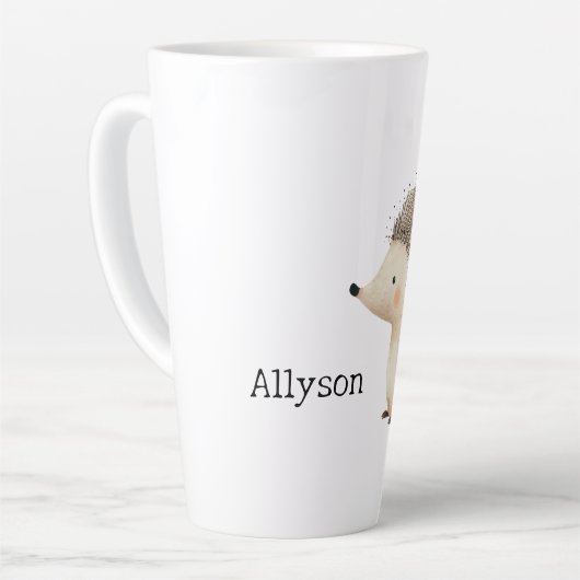 Tasse Latte Nom du hérg (Angle gauche)