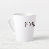 Tasse Latte Nom Emily (Angle gauche)