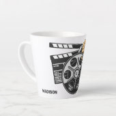 Tasse Latte Nom et couleur personnalisés (Angle gauche)