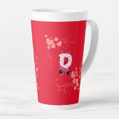 Tasse Latte Nom Lettre « R » (Angle droit)
