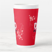 Tasse Latte Nom Lettre « R » (Devant)