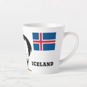 Tasse Latte Nom personnalisé Islande (Droite)
