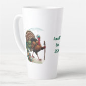 Tasse Latte Nom personnalisé, randonnée de clé (Angle gauche)