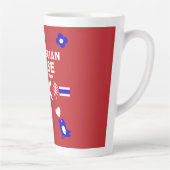 Tasse Latte Norvégien Lefse Flatpain (Droite)