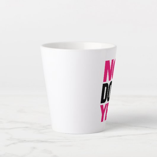 Tasse Latte Note Terminée (Devant)