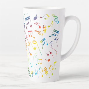 Tasse Latte Notes de Musique 4