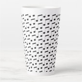 Tasse Latte Notes musicales, (Devant)