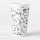 Tasse Latte Notes musicales 3 (Devant)