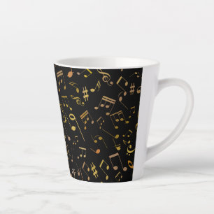 Tasse Latte Notes musicales 6