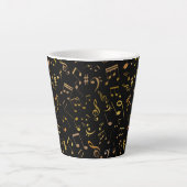 Tasse Latte Notes musicales 6 (Devant)
