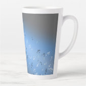 Tasse Latte Notes musicales au clair de lune (Droite)