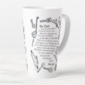 Tasse Latte Notre Coupe de Cuisinier (Angle droit)