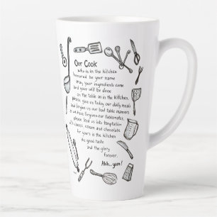 Tasse Latte Notre Coupe de Cuisinier