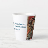 Tasse Latte Notre Dame de Guadalupe, patronne des Amériques (Devant)