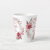 Tasse Latte Notre premier mariage de Noël (Devant)