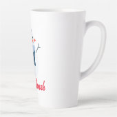 Tasse Latte Notre premier Noël en tant que M. et Mme Newlywa (Droite)