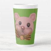 Tasse Latte nounours avec ruban (Devant)