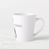 Tasse Latte Nounours Ours en Peluche Brun au Chocolat (Droite)