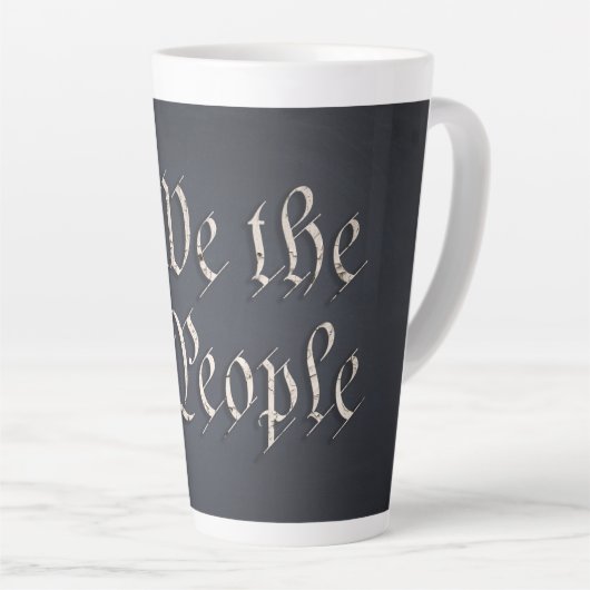 Tasse Latte Nous le peuple (Angle droit)