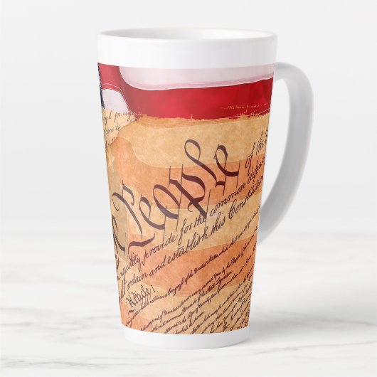 Tasse Latte Nous le peuple (Angle droit)
