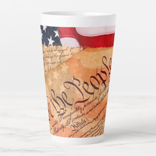 Tasse Latte Nous le peuple (Devant)