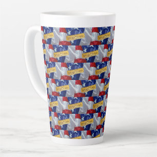 Tasse Latte Nous Le Peuple Drapeau Américain