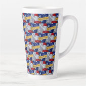 Tasse Latte Nous Le Peuple Drapeau Américain (Droite)