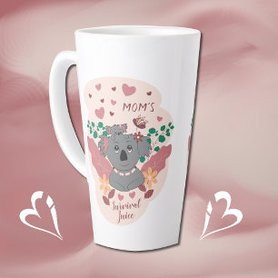 Tasse Latte Nouveauté Maman Jus de survie Cute Koala Latte Mu