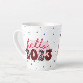 Tasse Latte Nouvel An Nouvel An 365 Jours (Angle gauche)