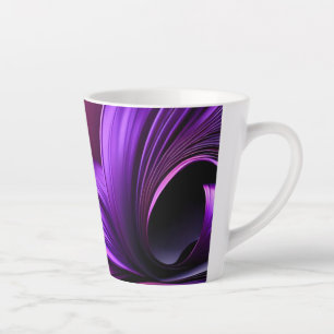Tasse Latte Nouvelle Création Bible Verse Christian Purple Tea