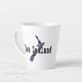 Tasse Latte Nouvelle-Zélande (Angle gauche)