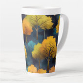 Tasse Latte Novembre automne (Angle droit)