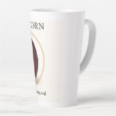 Tasse Latte novembre Birthstone - Citrine Crystal for Joy et (Angle droit)
