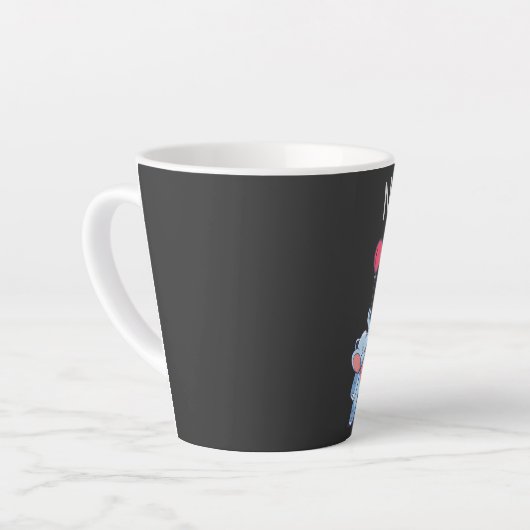Tasse Latte Now I, 10 ans d'âge 10 Birthday (Angle gauche)