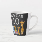 Tasse Latte Now I, 10 ans d'âge 10 Birthday (Droite)