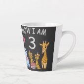 Tasse Latte Now I le 3e jour du Birthday (Droite)