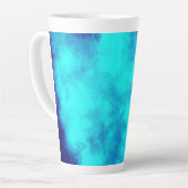 Tasse Latte nuage de ciel bleu (Angle gauche)
