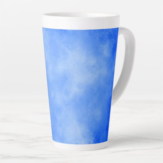 Tasse Latte Nuage de tempête de gel (Angle droit)