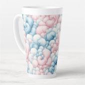 Tasse Latte Nuages de Barbe à Papa (Angle gauche)